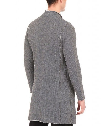 Modern Longline Zippered Cardigan Gray $52.00 Sweaters