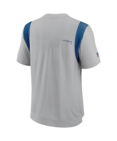 Men's Gray Indianapolis Colts Sideline Player Uv Performance T-shirt $37.09 T-Shirts