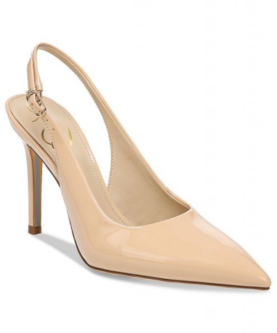 Women's Hazel Slingback Pumps PD02 $72.00 Shoes