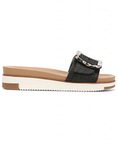 Women's Ariane Platform Buckle Slide Sandals PD07 $57.20 Shoes