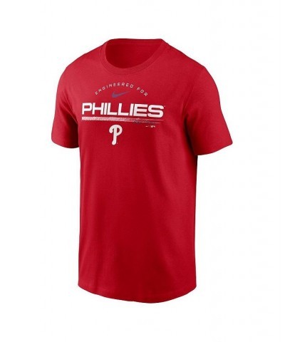 Men's Red Philadelphia Phillies Team Engineered Performance T-shirt $23.00 T-Shirts