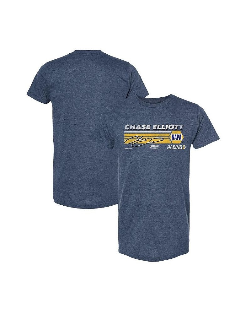 Men's Heather Navy Chase Elliott Hot Lap T-shirt $14.00 T-Shirts