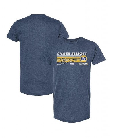 Men's Heather Navy Chase Elliott Hot Lap T-shirt $14.00 T-Shirts