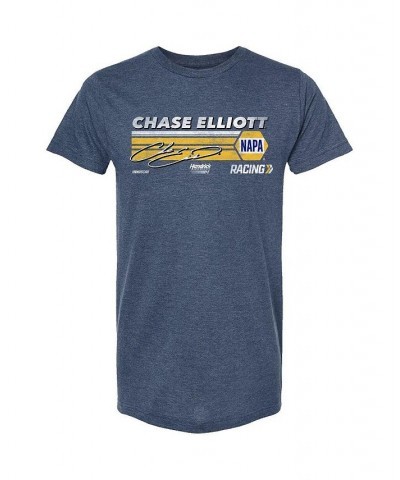 Men's Heather Navy Chase Elliott Hot Lap T-shirt $14.00 T-Shirts