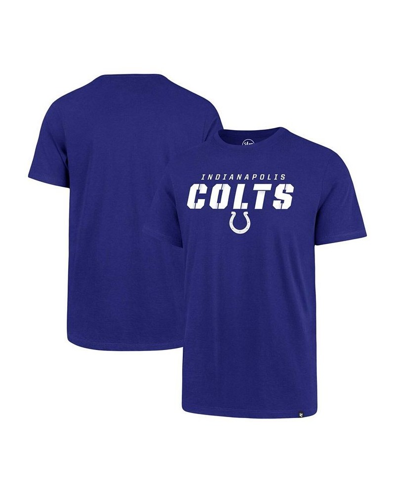 Men's Royal Indianapolis Colts Traction Super Rival T-shirt $16.72 T-Shirts