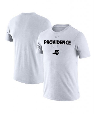 Men's White Providence Friars On Court Bench T-shirt $20.25 T-Shirts