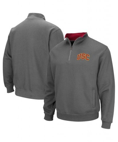 Men's Charcoal USC Trojans Tortugas Quarter-Zip Sweatshirt $29.40 Sweatshirt