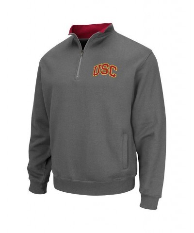 Men's Charcoal USC Trojans Tortugas Quarter-Zip Sweatshirt $29.40 Sweatshirt