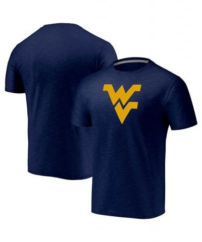 Men's Branded Navy West Virginia Mountaineers Classic Primary Logo Space-Dye T-shirt $14.00 T-Shirts