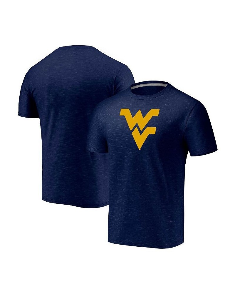 Men's Branded Navy West Virginia Mountaineers Classic Primary Logo Space-Dye T-shirt $14.00 T-Shirts