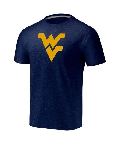 Men's Branded Navy West Virginia Mountaineers Classic Primary Logo Space-Dye T-shirt $14.00 T-Shirts