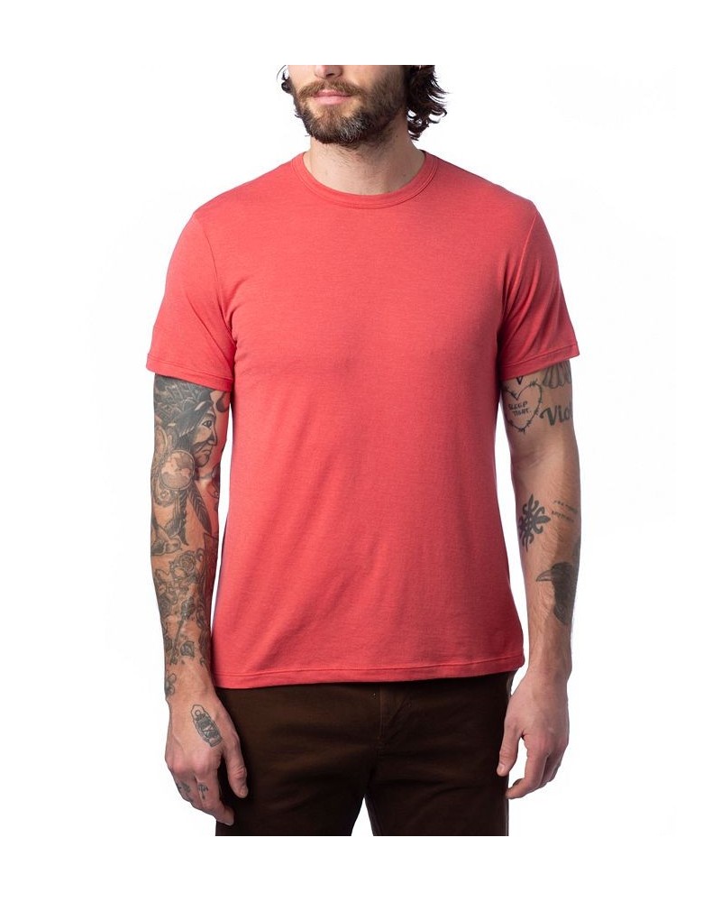 Men's Modal Tri-Blend Crewneck T-shirt Faded Red $17.63 T-Shirts