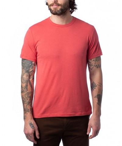 Men's Modal Tri-Blend Crewneck T-shirt Faded Red $17.63 T-Shirts