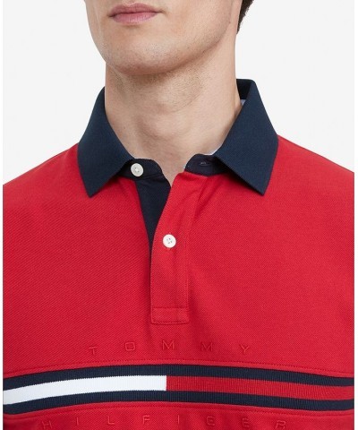 Men's Custom-Fit Tanner Logo Polo Red $30.50 Polo Shirts