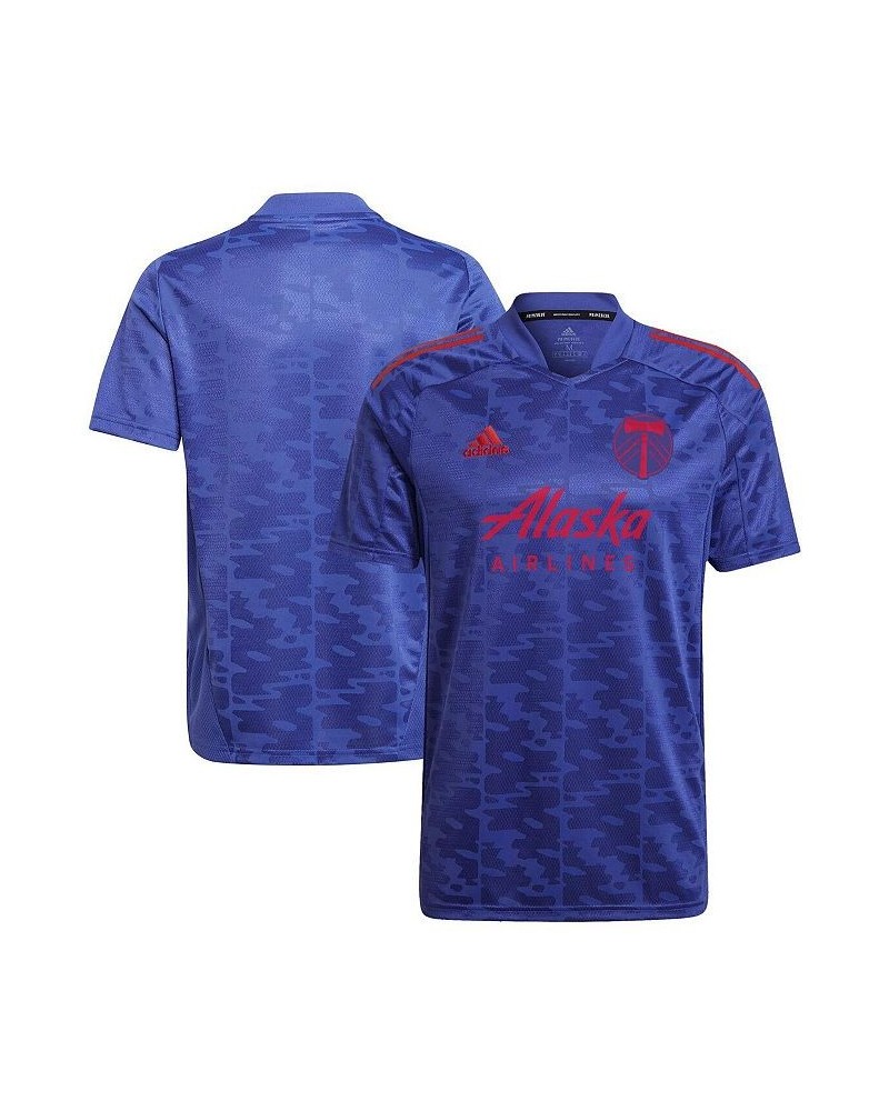 Men's Blue Portland Timbers 2022 Primeblue Replica Jersey $40.00 Jersey