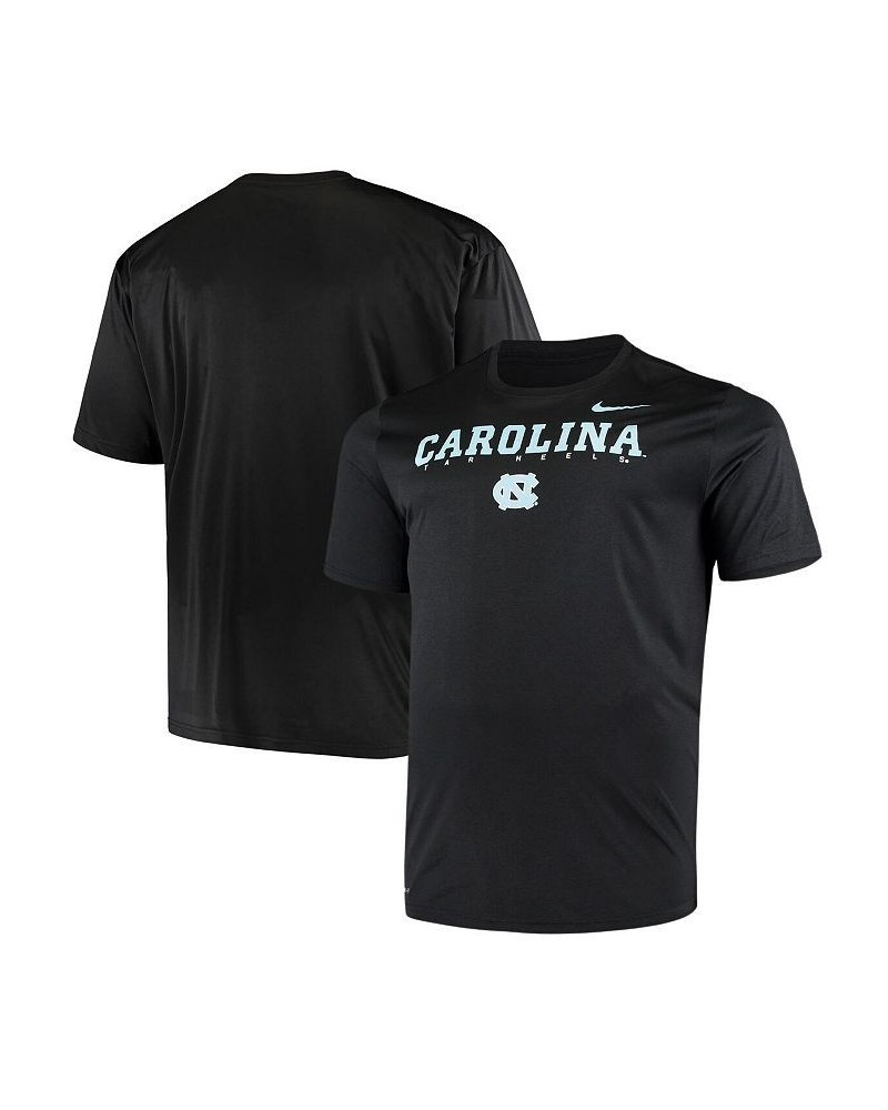 Men's Black North Carolina Tar Heels Big and Tall Legend Facility Performance T-shirt $27.99 T-Shirts