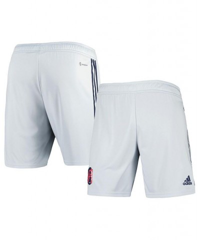 Men's Gray St. Louis City SC 2023 Away AEROREADY Authentic Shorts $37.79 Shorts