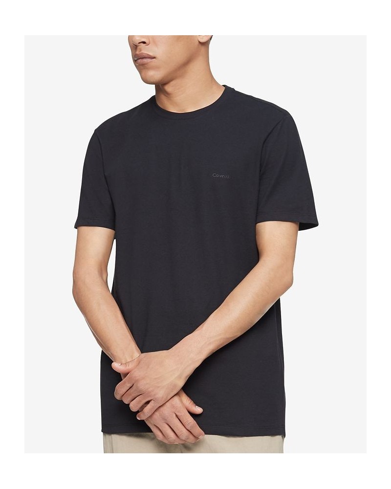 Men's Solid Tech PiquÉ T-Shirt Black $29.15 T-Shirts