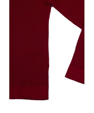 Men's Basic Ribbed Cardigan Red $28.49 Sweaters