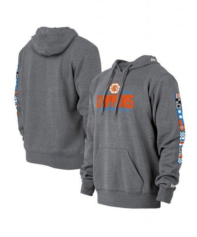 Men's Gray LA Clippers 2021/22 City Edition Pullover Hoodie $27.28 Sweatshirt