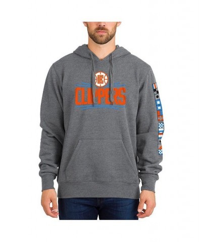 Men's Gray LA Clippers 2021/22 City Edition Pullover Hoodie $27.28 Sweatshirt