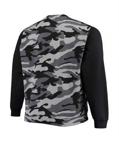 Men's Black Los Angeles Rams Camo Long Sleeve T-shirt $31.89 T-Shirts