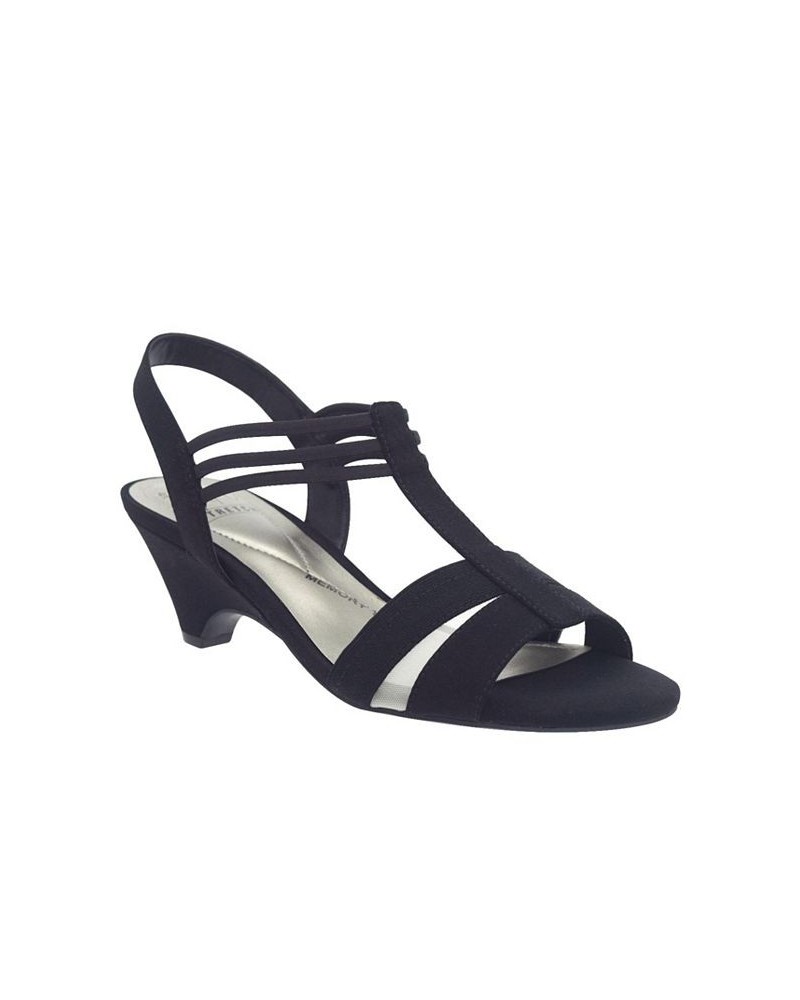 Women's Estrella Memory Foam Stretch Dress Sandal PD03 $39.20 Shoes