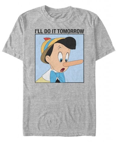 Men's Do It Tomorrow Short Sleeve T-Shirt Gray $15.40 T-Shirts