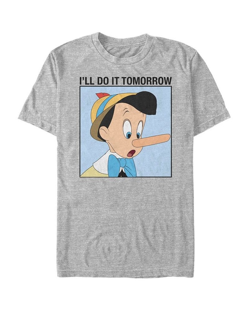 Men's Do It Tomorrow Short Sleeve T-Shirt Gray $15.40 T-Shirts