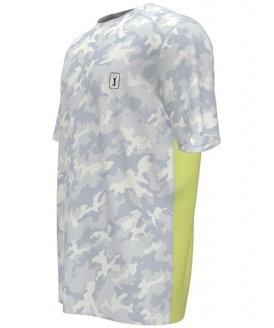 Men's Camo Print Short-Sleeve Performance T-Shirt Gray $16.80 T-Shirts