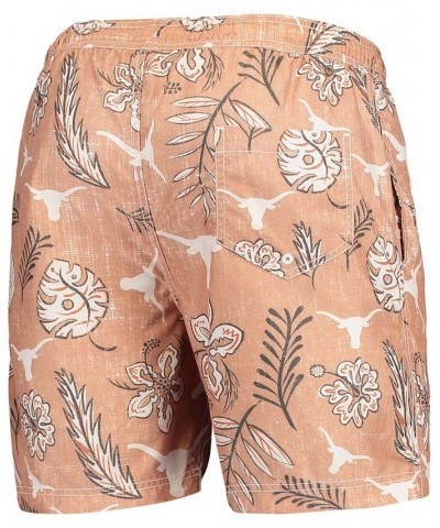 Men's Texas Orange Texas Longhorns Vintage-Like Floral Swim Trunks $33.60 Swimsuits