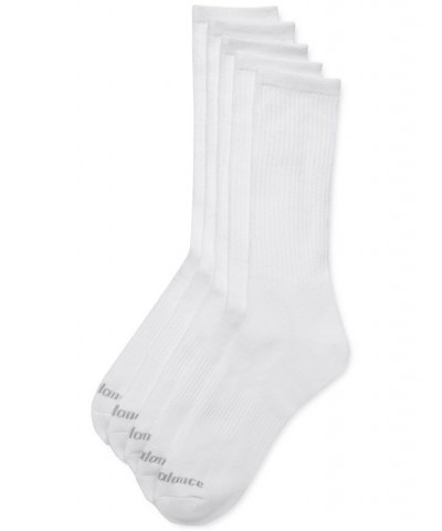 Men's 5-Pk. Athletic Crew Socks White $13.10 Socks