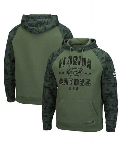 Men's Olive, Camo Florida Gators OHT Military-Inspired Appreciation Raglan Pullover Hoodie $33.05 Sweatshirt