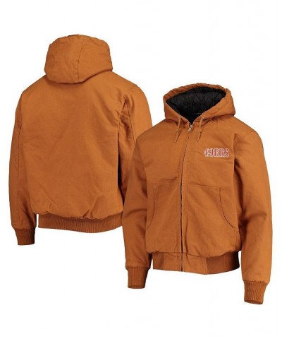 Men's Tan San Francisco 49ers Dakota Full-Zip Hoodie $49.95 Sweatshirt