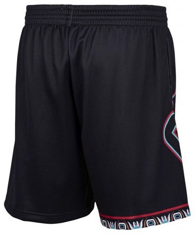 Men's Black Vancouver Grizzlies Hardwood Classics Big Face 2.0 Shorts $36.00 Shorts