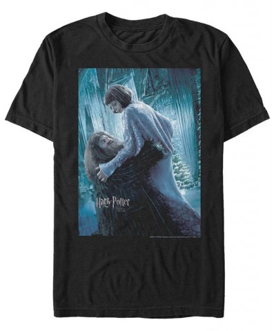 Harry Potter Men's Goblet of Fire Hagrid and Madame Maxime Poster Short Sleeve T-Shirt $18.19 T-Shirts