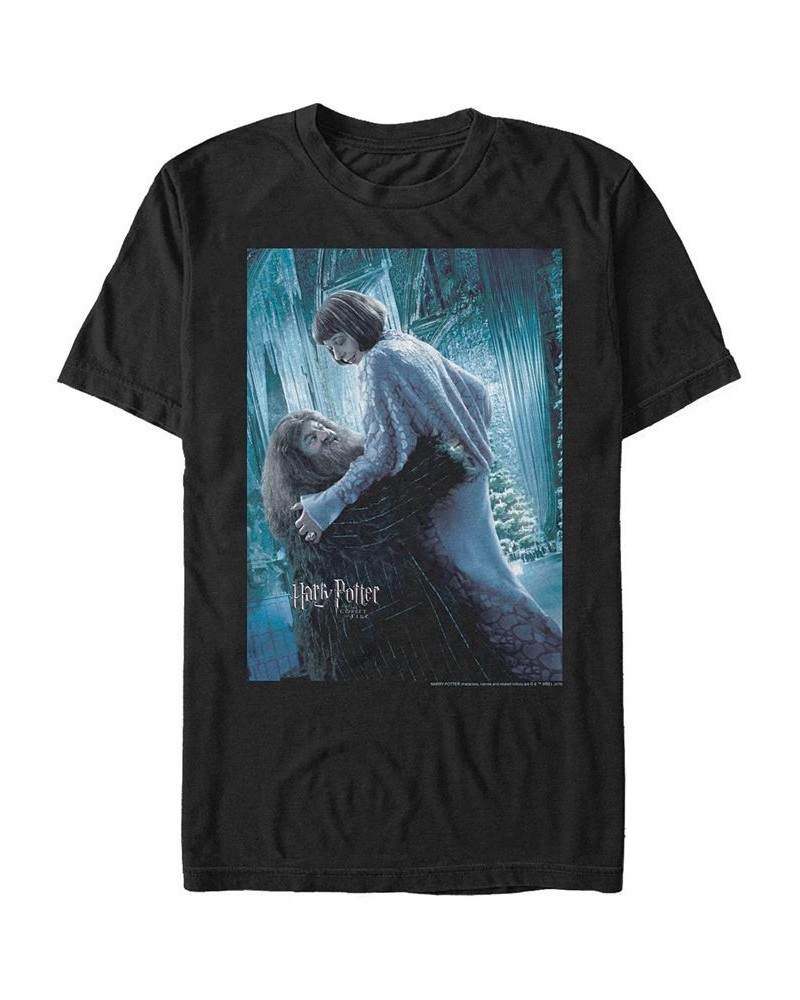 Harry Potter Men's Goblet of Fire Hagrid and Madame Maxime Poster Short Sleeve T-Shirt $18.19 T-Shirts