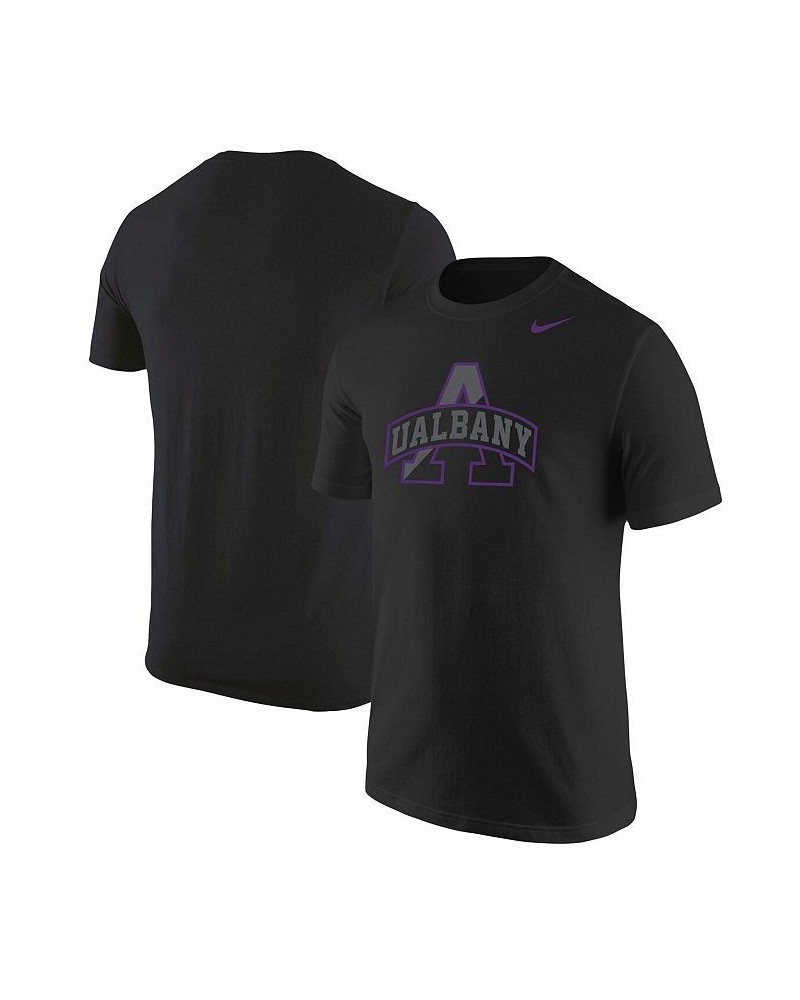 Men's Black SUNY Albany Great Danes Logo Color Pop T-shirt $18.00 T-Shirts