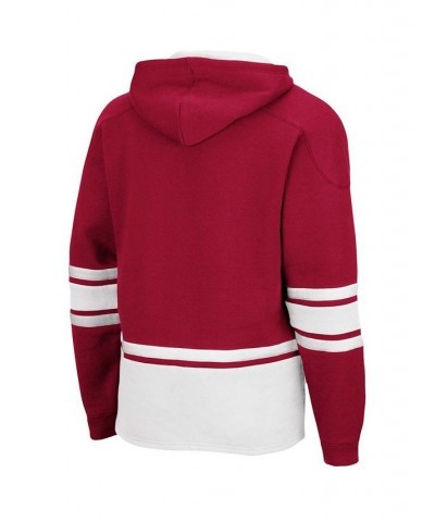 Men's Crimson Washington State Cougars Lace Up 3.0 Pullover Hoodie $31.31 Sweatshirt