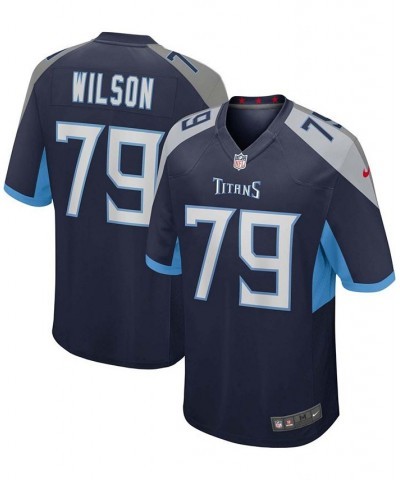 Men's Isaiah Wilson Navy Tennessee Titans Game Jersey $49.00 Jersey