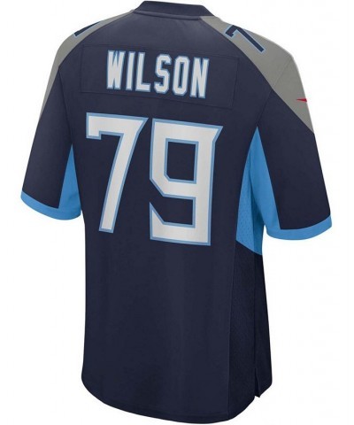 Men's Isaiah Wilson Navy Tennessee Titans Game Jersey $49.00 Jersey