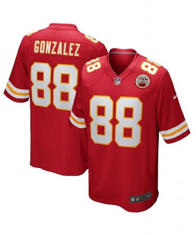 Men's Tony Gonzalez Red Kansas City Chiefs Game Retired Player Jersey $68.60 Jersey