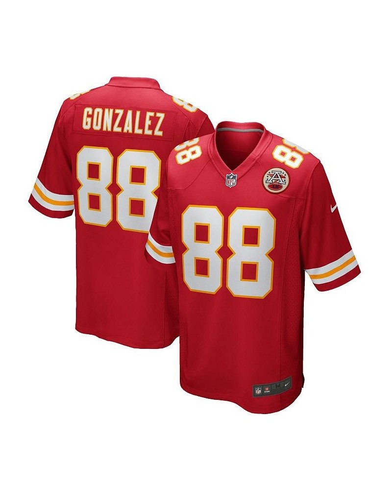 Men's Tony Gonzalez Red Kansas City Chiefs Game Retired Player Jersey $68.60 Jersey