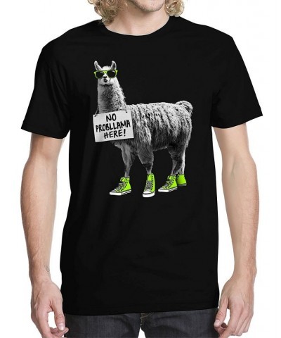 Men's No Probllama Graphic T-shirt $17.15 T-Shirts