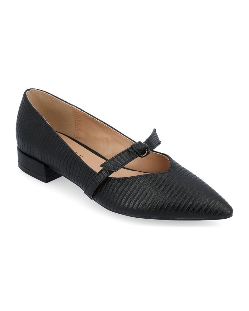 Women's Cait Flat Black $48.59 Shoes