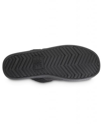 Men's Memory Foam Quilted Levon Clog Slippers Black $12.42 Shoes