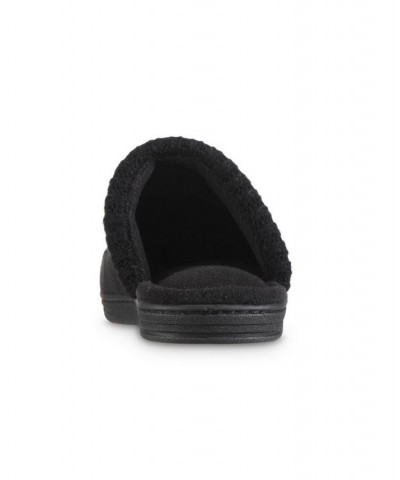 Men's Memory Foam Quilted Levon Clog Slippers Black $12.42 Shoes