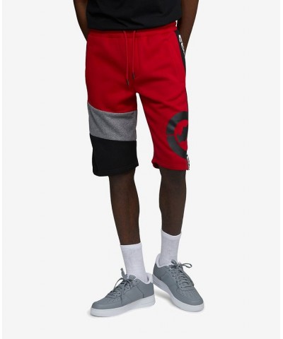 Men's Best of Both Fleece Drawstring Shorts Red $34.22 Shorts