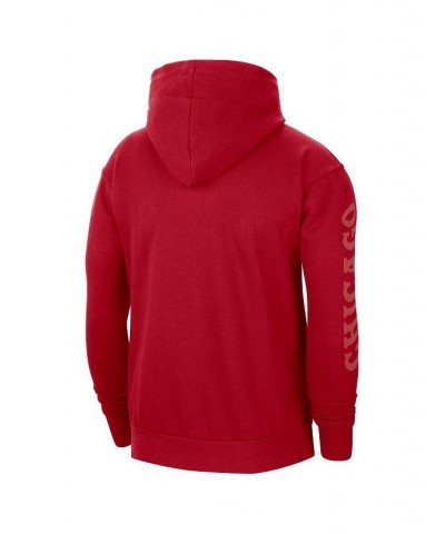 Men's Brand Red Chicago Bulls Courtside Statement Edition Pullover Hoodie $44.65 Sweatshirt