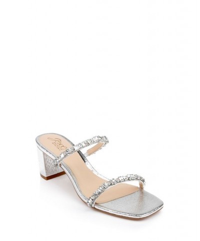 Women's Alessia Evening Sandals Gray $45.87 Shoes